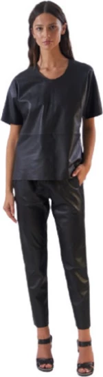 Oakwood GIFT BLACK - GENUINE LEATHER JOGPANTS