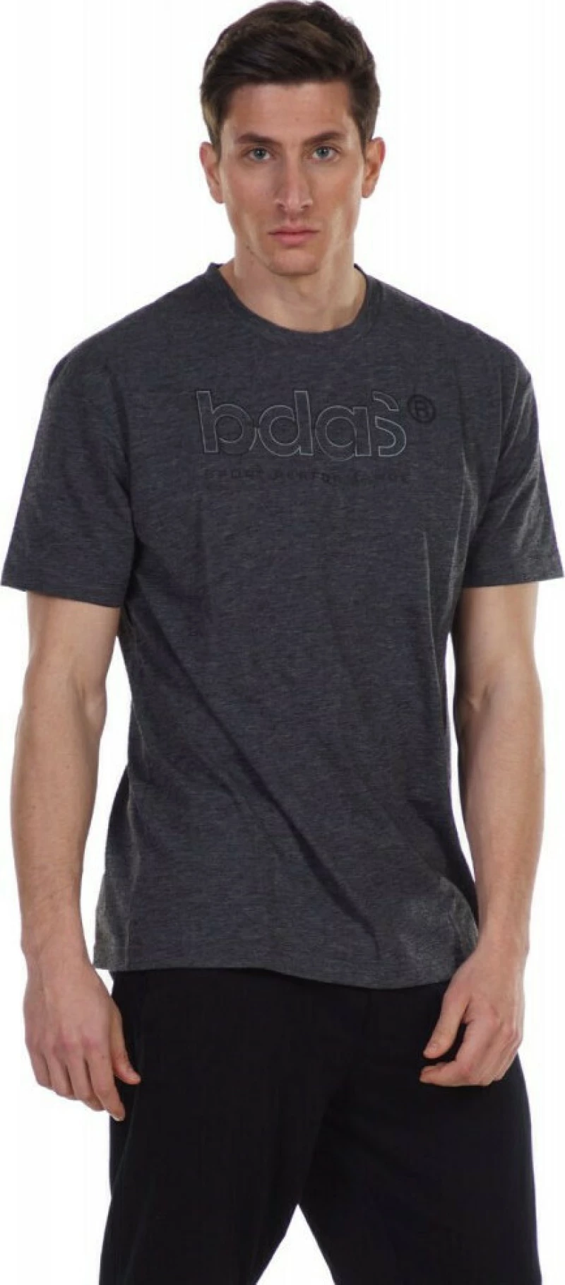 Body Action 053130 Ανδρικό T-shirt Μαύρο Με Στάμπα