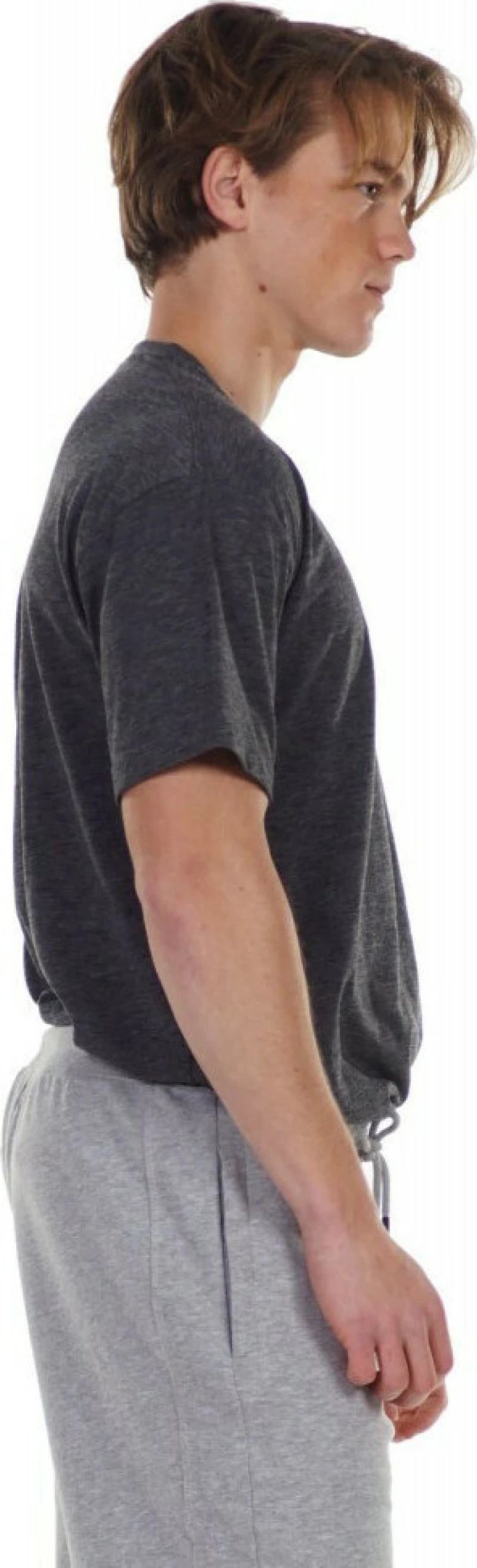 Body Action 053130 Ανδρικό T-shirt Μαύρο Με Στάμπα