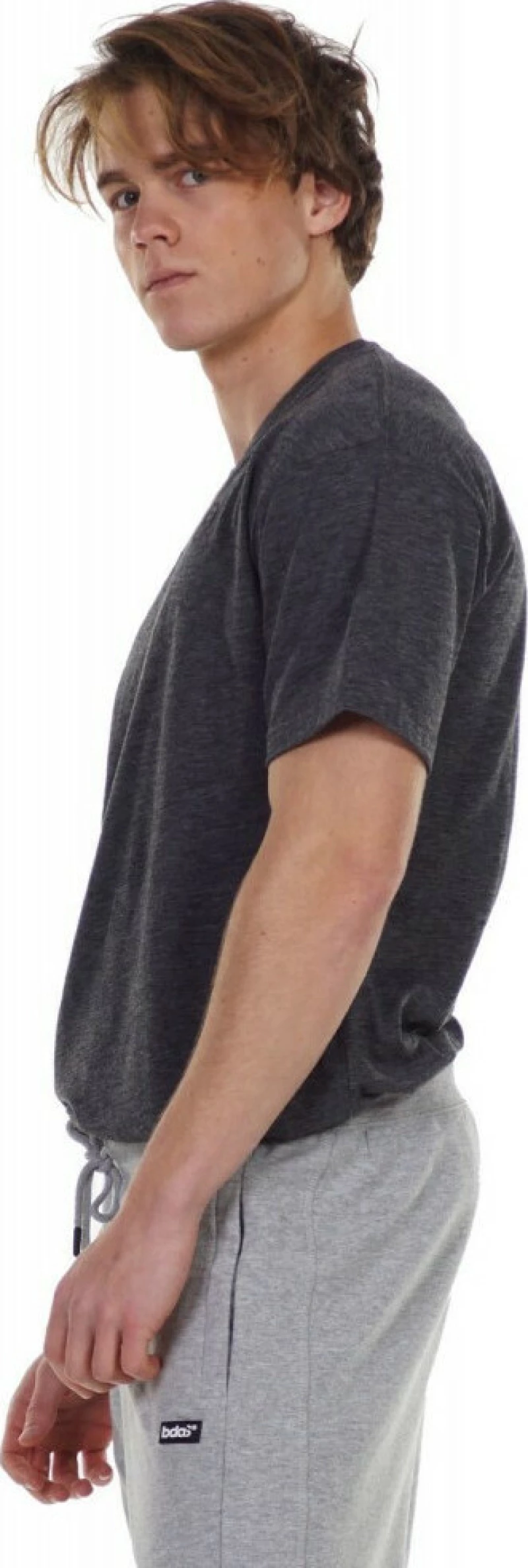 Body Action 053130 Ανδρικό T-shirt Μαύρο Με Στάμπα