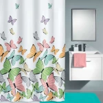 Kleine Wolke Κουρτίνα Μπάνιου 180x200 Butterflies