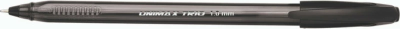 Typotrust Στυλό Ballpoint 1.0mm με Μαύρο Mελάνι 3τμχ Trio