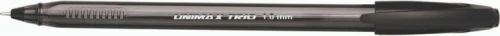 Typotrust Στυλό Ballpoint 1.0mm με Μαύρο Mελάνι 3τμχ Trio