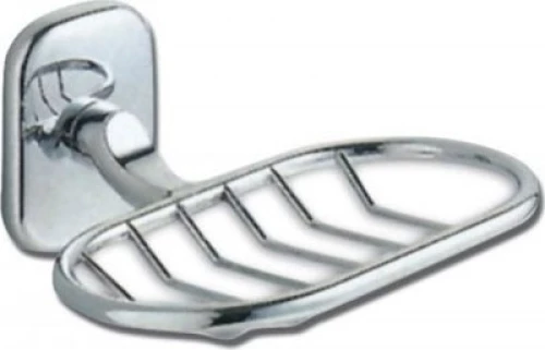 Viospiral Mercury Novo 24-7203 Σαπουνοθήκη Επιτοίχια Inox Ασημί