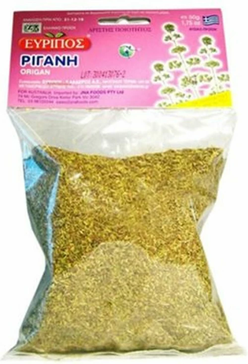Ρίγανη Εύριπος 50gr 1.75oz Φυσικό Ελληνικό Προϊόν Άριστης Ποιότητος