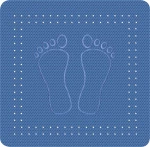 Kleine Wolke Foot Blue
