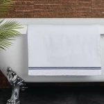 Anesis Ξενοδοχειακό Πατάκι Μπάνιου Λευκό 50x70