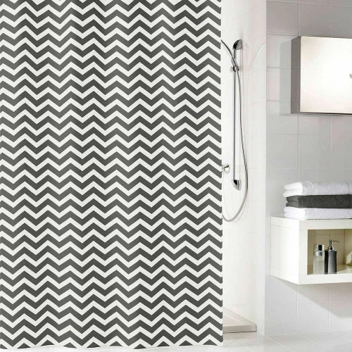 Κουρτίνα Μπάνιου Zack 5954 Slate Grey Kleine Wolke Φάρδος 120cm 120x200cm Πλαστικό