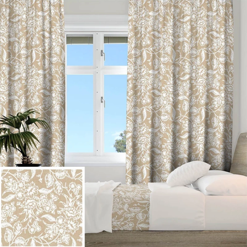 Lino Home Κουρτίνα Izal με Τρέσα 135x270