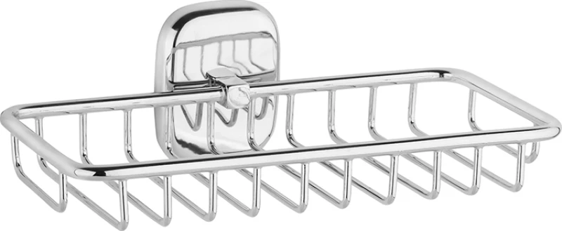 Bronze Art MH01-13 Hotelia Σπογγοθήκη Επιτοίχια Inox Ασημί