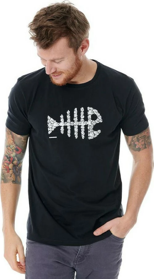 Ανδρικό t-shirt "Raspa" Black Kukuxumusu