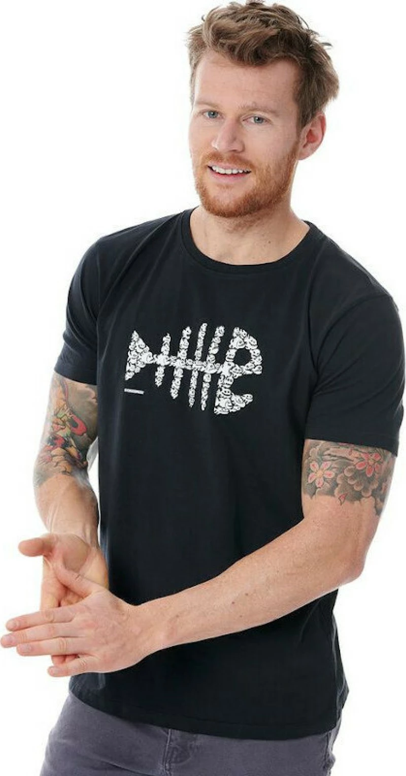 Ανδρικό t-shirt "Raspa" Black Kukuxumusu