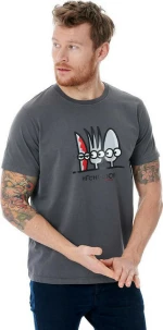 Ανδρικό T-shirt "Hitchcook" Grey Kukuxumusu