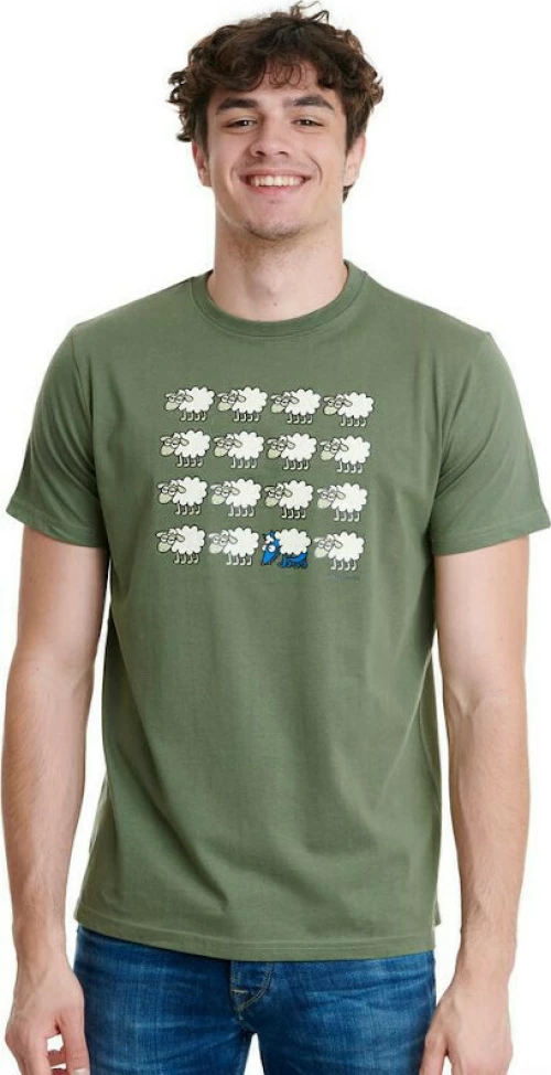 Ανδρικό t-shirt "Escondido" Olive Kukuxumusu