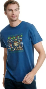 Ανδρικό T-shirt "Ardogintza" Blue Kukuxumusu