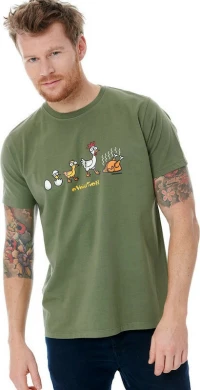 Ανδρικό T-shirt "ZURINGO" Olive Kukuxumusu