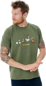 Ανδρικό T-shirt "ZURINGO" Olive Kukuxumusu