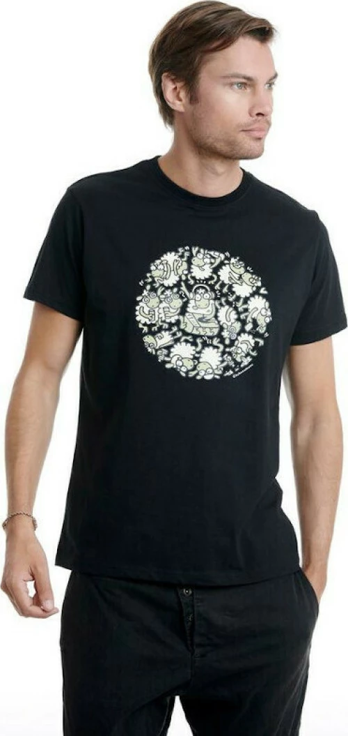 Ανδρικό T-shirt "Marcha" Black Kukuxumusu
