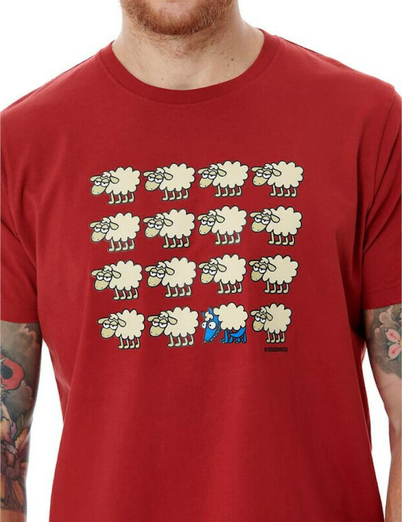 Ανδρικό t-shirt "Escondido" Red Kukuxumusu