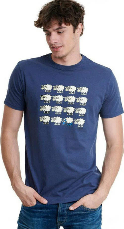 Ανδρικό t-shirt "Escondido" Blue Kukuxumusu