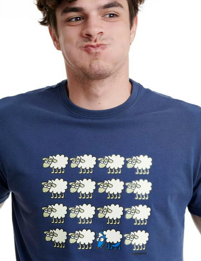 Ανδρικό t-shirt "Escondido" Blue Kukuxumusu