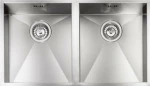 Sanitec Filo Quadra 11909 Ένθετος Νεροχύτης 72x40cm Inox Σατινέ