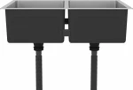 vidaXL 3072538 Υποκαθήμενος Νεροχύτης 71x44cm Inox Σατινέ