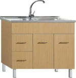 Gloria Rent Room Επικαθήμενος Νεροχύτης 80x50cm Inox Σατινέ