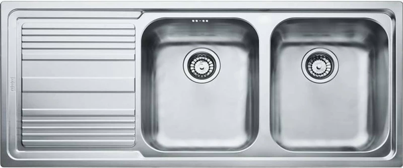 Franke Logica LLX 621 ΡΑ Δεξιός Ένθετος Νεροχύτης 116x50cm Inox Σατινέ