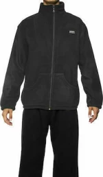Bodymove Ανδρική Ζακέτα Fleece με Φερμουάρ Γκρι