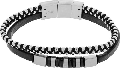 Visetti Ανδρικό Βραχιόλι από Δέρμα