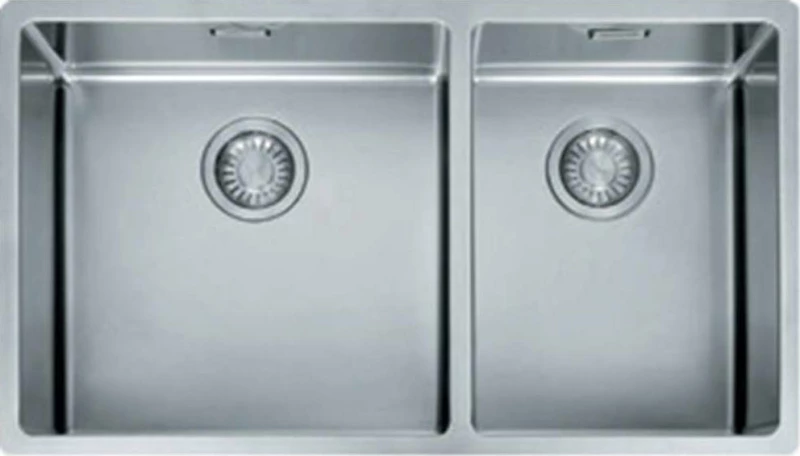 Franke Square BXX 220 42-30 Υποκαθήμενος Νεροχύτης 78x45cm Inox Σατινέ