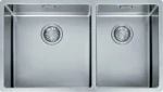 Franke Square BXX 220 42-30 Υποκαθήμενος Νεροχύτης 78x45cm Inox Σατινέ