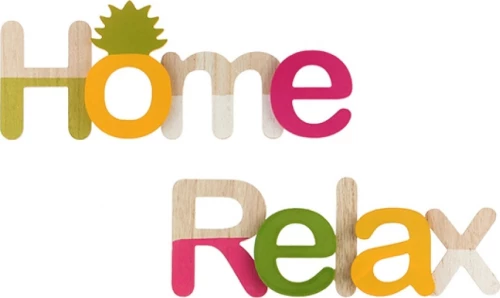 Ξύλινη πινακίδα Oh My Home (Πακέτο με 2)