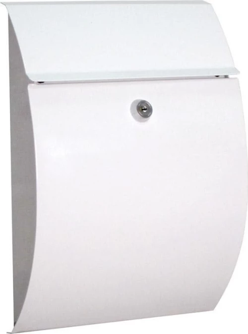 Γραμματοκιβώτιο Μεταλλικό Λευκό 21.5x7x30cm