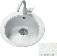 Sanitec Classic 316 Ένθετος Νεροχύτης 48x48cm Granite White