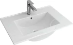 Karag LT 7506-75 Ένθετος Νιπτήρας Πορσελάνης 76x47cm Λευκός