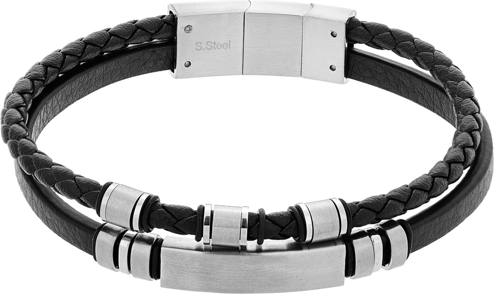 Visetti Ανδρικό Βραχιόλι από Δέρμα