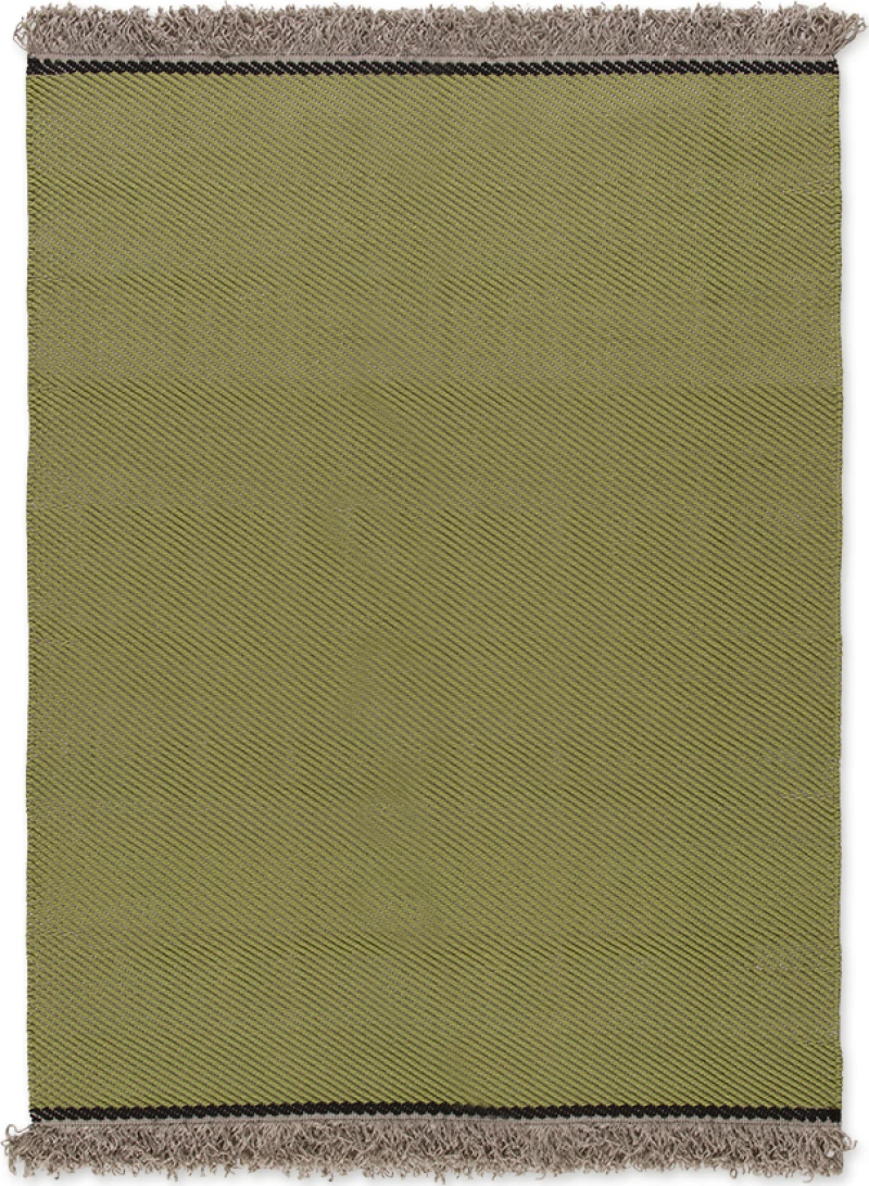 Tapicap Χαλί Διάδρομος Diagonio Green-Beige 80x160cm