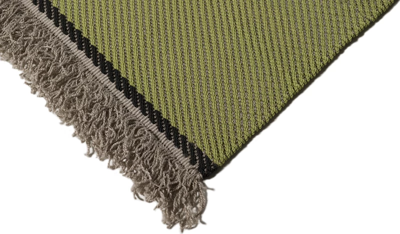 Tapicap Χαλί Διάδρομος Diagonio Green-Beige 80x160cm