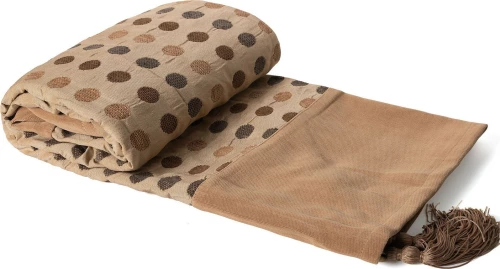 Silk Fashion Ριχτάρι Πολυθρόνας 602 Πουά 150x180cm Χρυσό