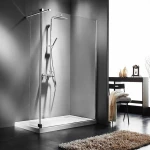 Devon Iwis Walk Διαχωριστικό Ντουζιέρας 97-99x200cm Clean Glass
