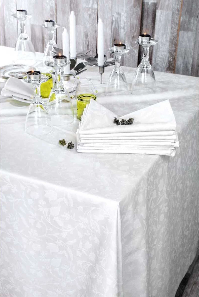 Rythmos Τραπεζομάντηλο Σετ 13τμχ 160x270 Bensimon White