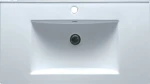KLP Piccolo Ένθετος Νιπτήρας Πορσελάνης 91x46cm Λευκός