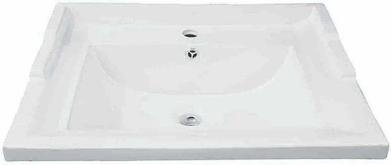 Gloria Dax 56-6146 Ένθετος Νιπτήρας Πορσελάνης 61x46cm Λευκός