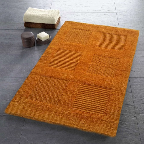 Texi Bath Πατάκι Μπάνιου 60x90 Window Πορτοκαλί