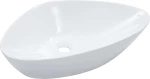 vidaXL 143901 Επικαθήμενος Νιπτήρας Κεραμικός 58.5x39cm Λευκός