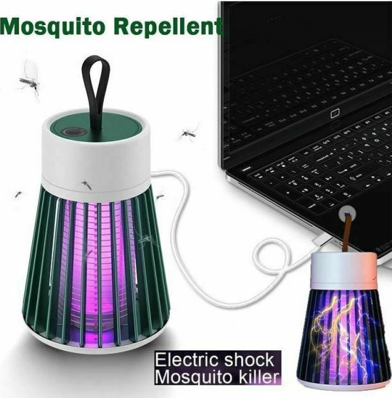 ΦΟΡΗΤΟΣ ΗΛΕΚΤΡΙΚΟΣ ΑΠΩΘΗΤΗΣ ΚΟΥΝΟΥΠΙΩΝ 5 WATT USB LED ELECTRIC SHOCK MOSQUITO LAMP OEM