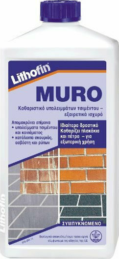 ΚΑΘΑΡΙΣΤΙΚΟ LITHOFIN ΥΠΟΛΕΙΜΜΑΤΩΝ ΤΣΙΜΕΝΤΟΥ MURO 1LT