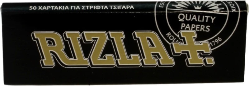 Rizla Χαρτάκια Black 50 φύλλα 50τμχ